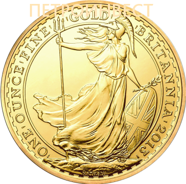 картинка Золотая Британия (100 фунтов) 2013; 1oz от Пестроинвест