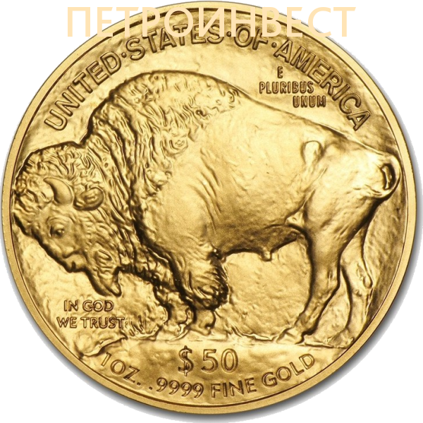 картинка Американский Бизон (Буффало) (50 USD); 1oz от Пестроинвест