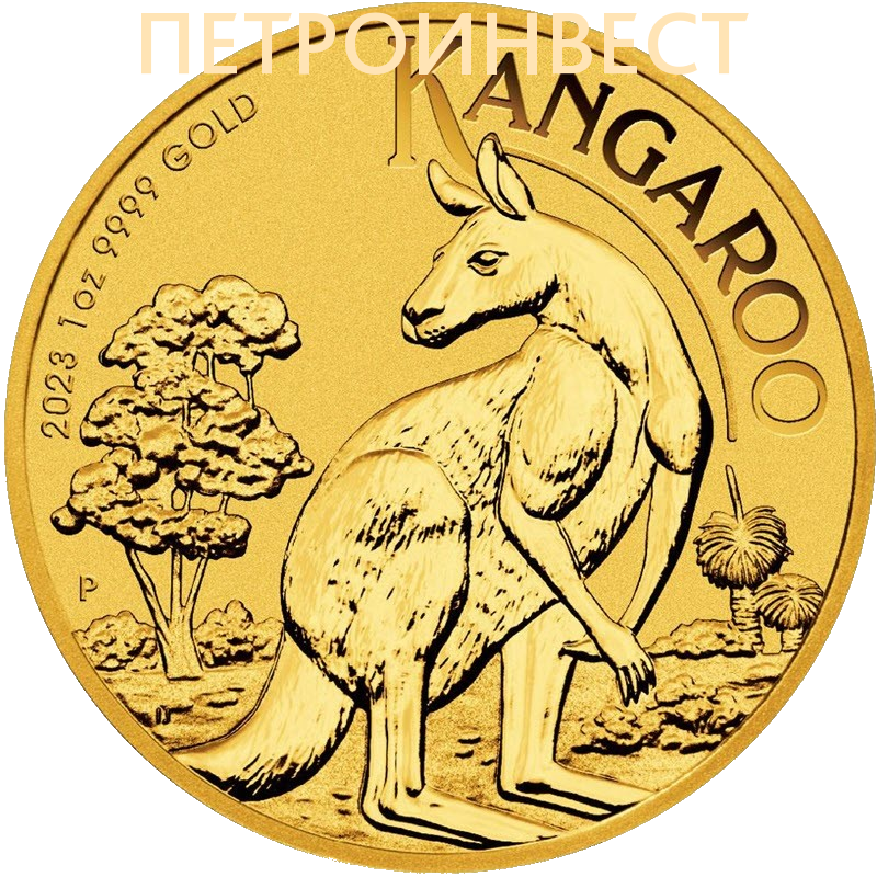 картинка Кенгуру (Наггет) (100 dollars); 2023; 1oz от Пестроинвест
