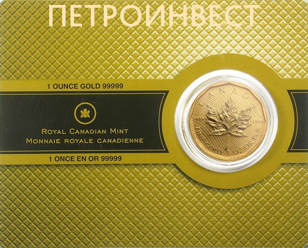 картинка Кленовый Лист (200 dollars), 2009, сертификат, проба 99999; 1oz от Пестроинвест