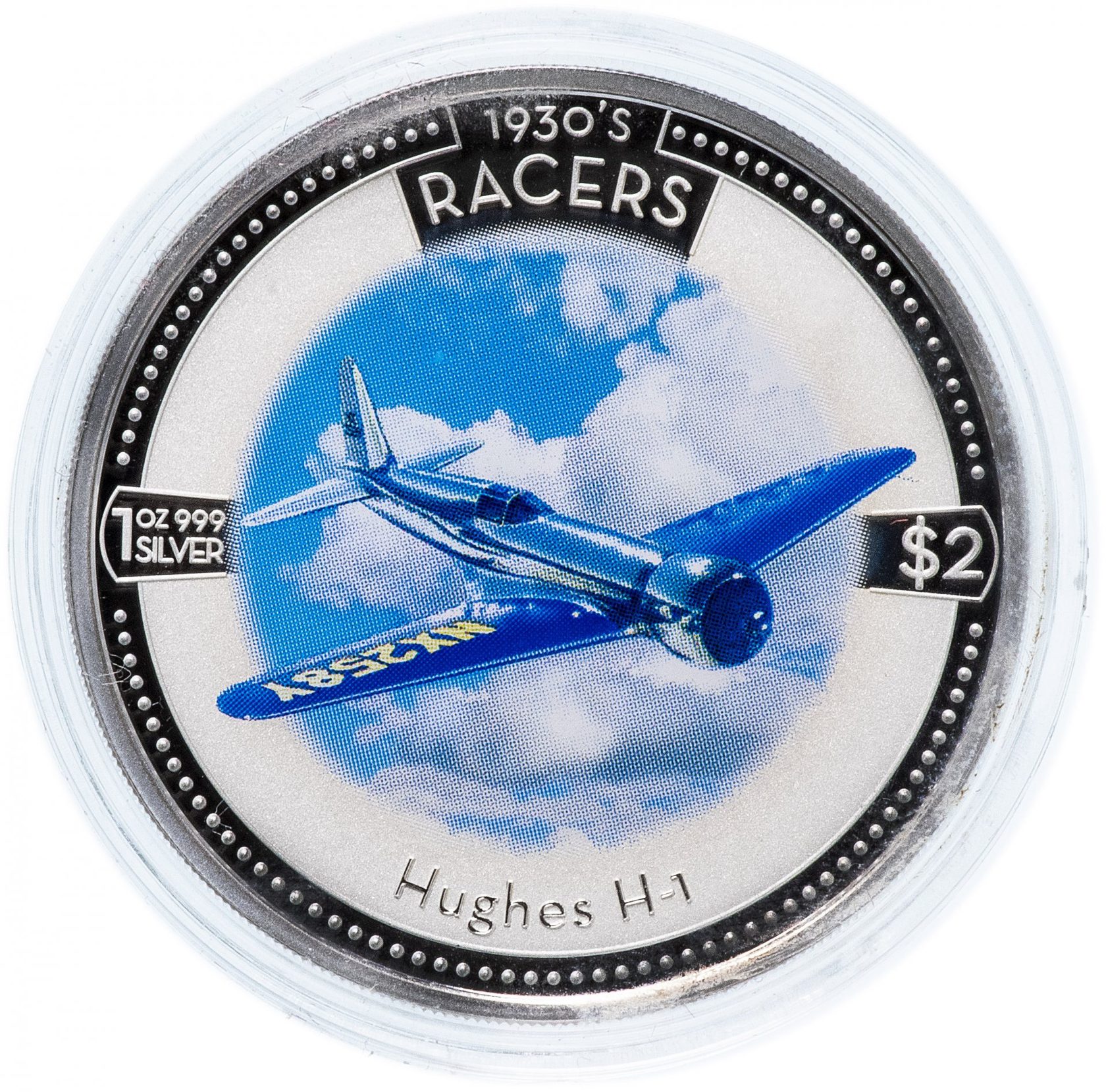 картинка Воздушные гонки 1930-х (2 Dollars) - набор из 5-ти монет Острова Кука от Петроинвест